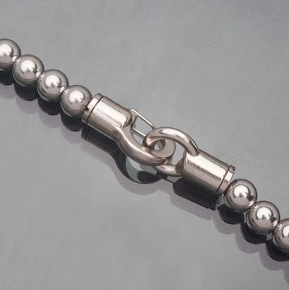 1M Chinese Style Steel Whip Bracelet Necklace Chain Prayer Beads Self Defense Waist Faith Buddha Men's EDC Gadgets Punk Jewelry